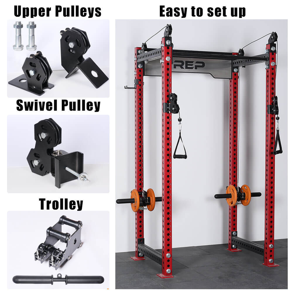 Cable Pulley System for Power Rack