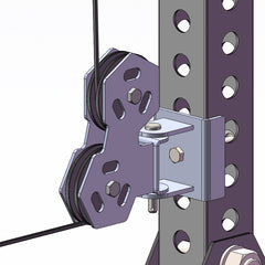 Rack Mounted Swivel Pulley