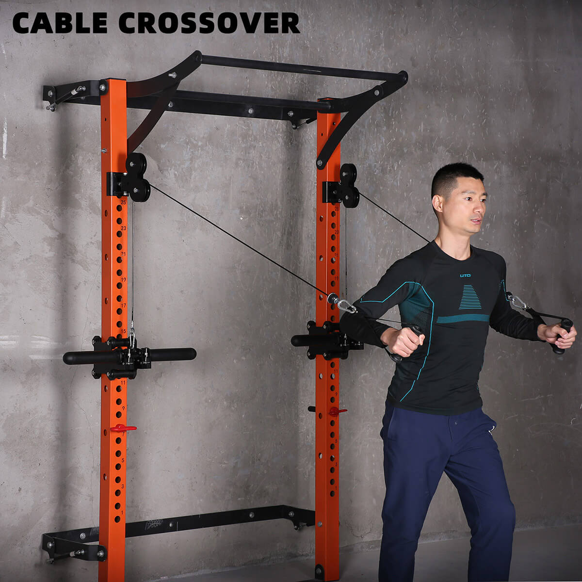 TS 1.0 Power Rack Trolley Pulley System