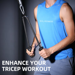 Ergonomic Triceps Rope